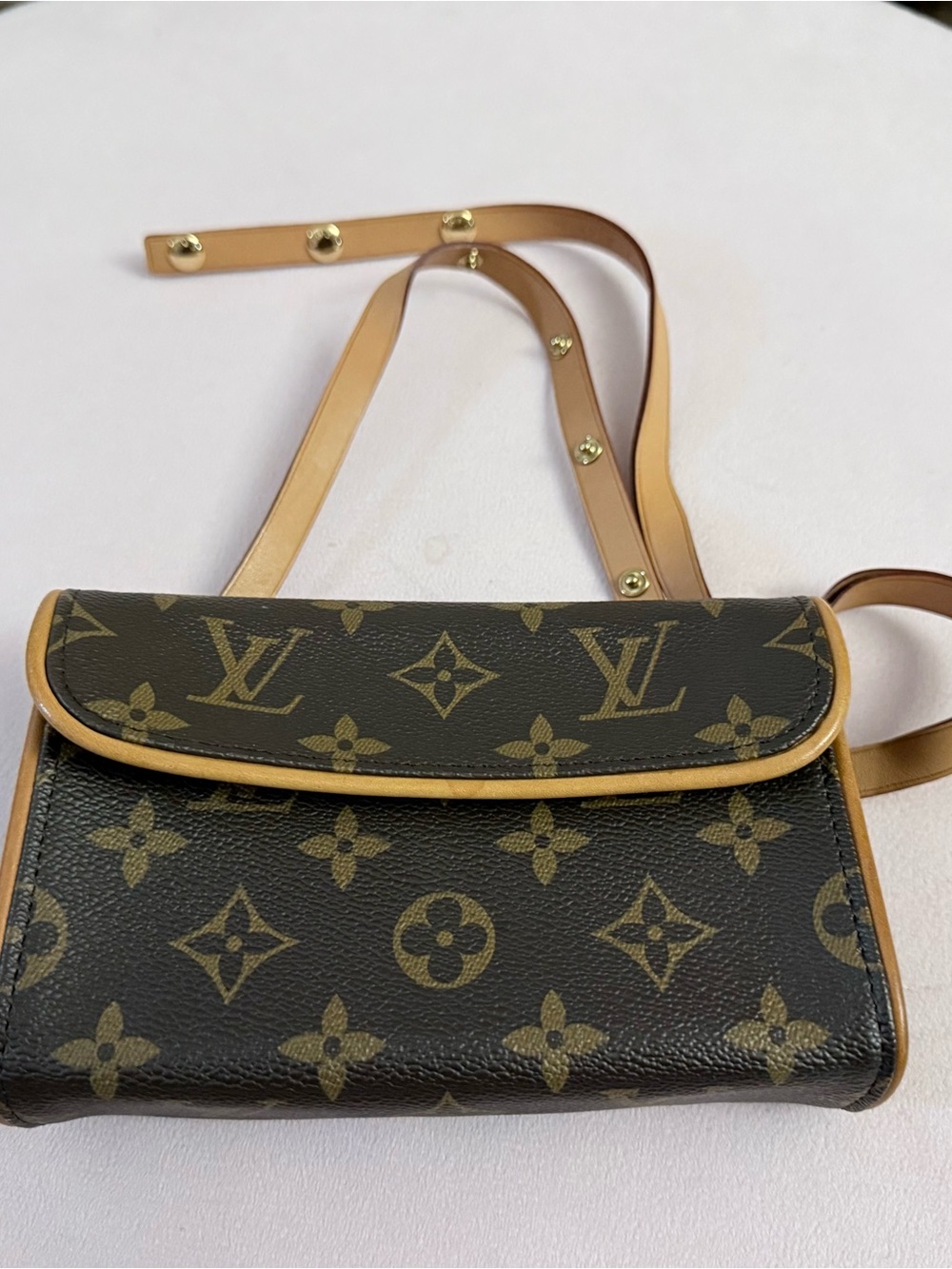 Louis Vuitton Monogram Canvas Crossbody in Brown and Tan